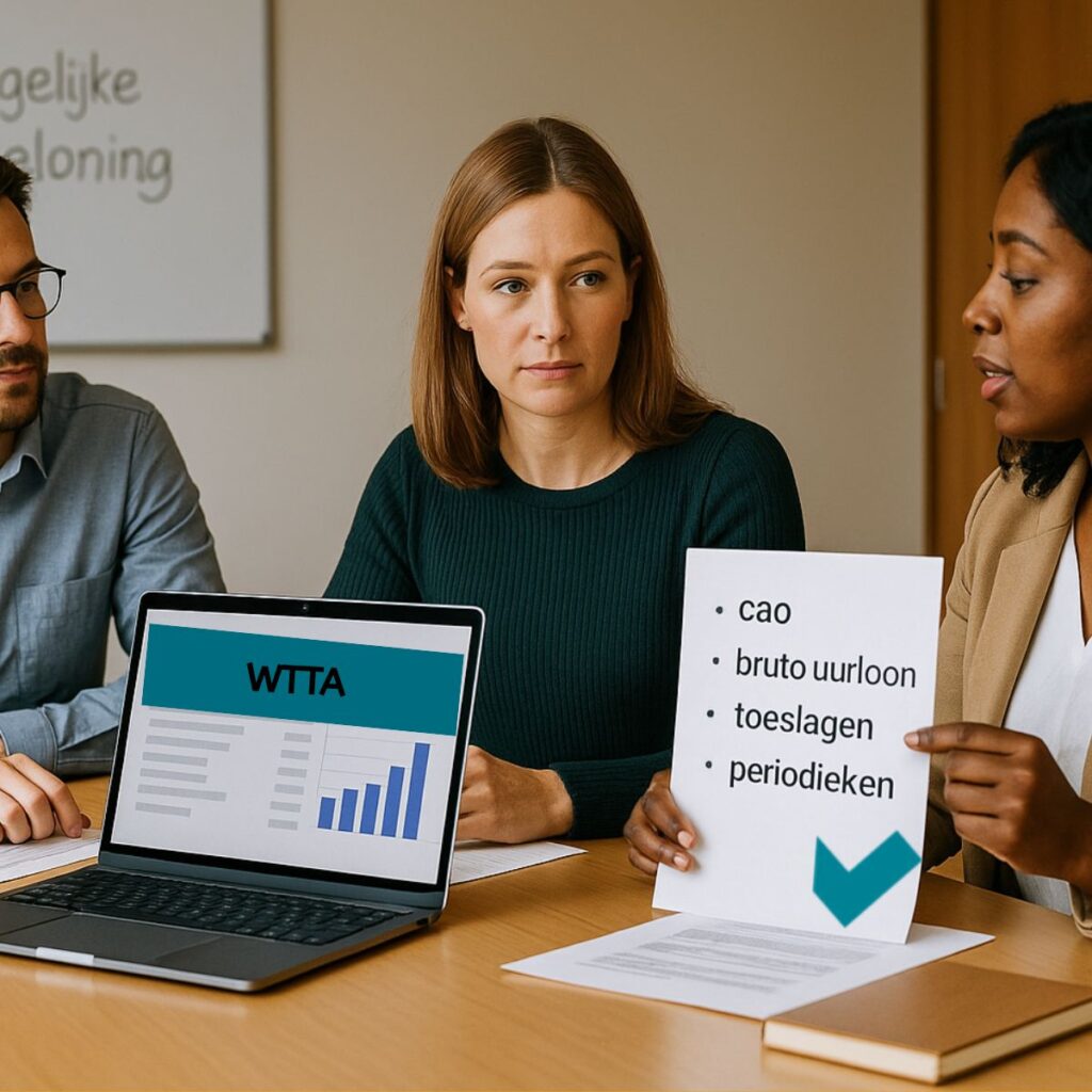 personen met tekst wtta