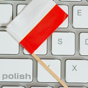 toetsenbord met poolse vlag